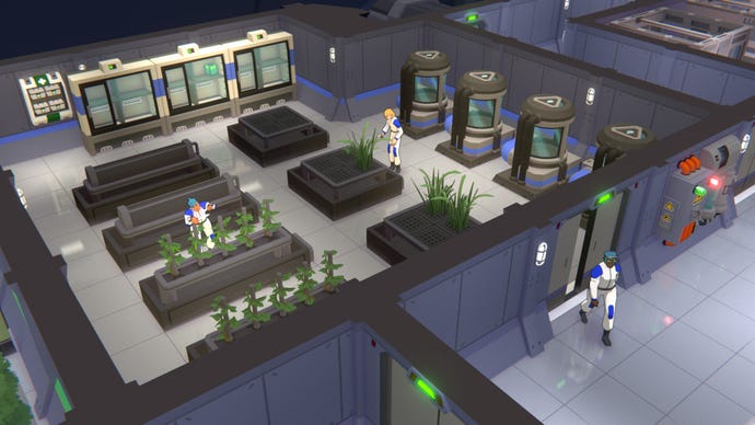The greenhouse room on board the SDF Catalina in Jumplight Odyssey