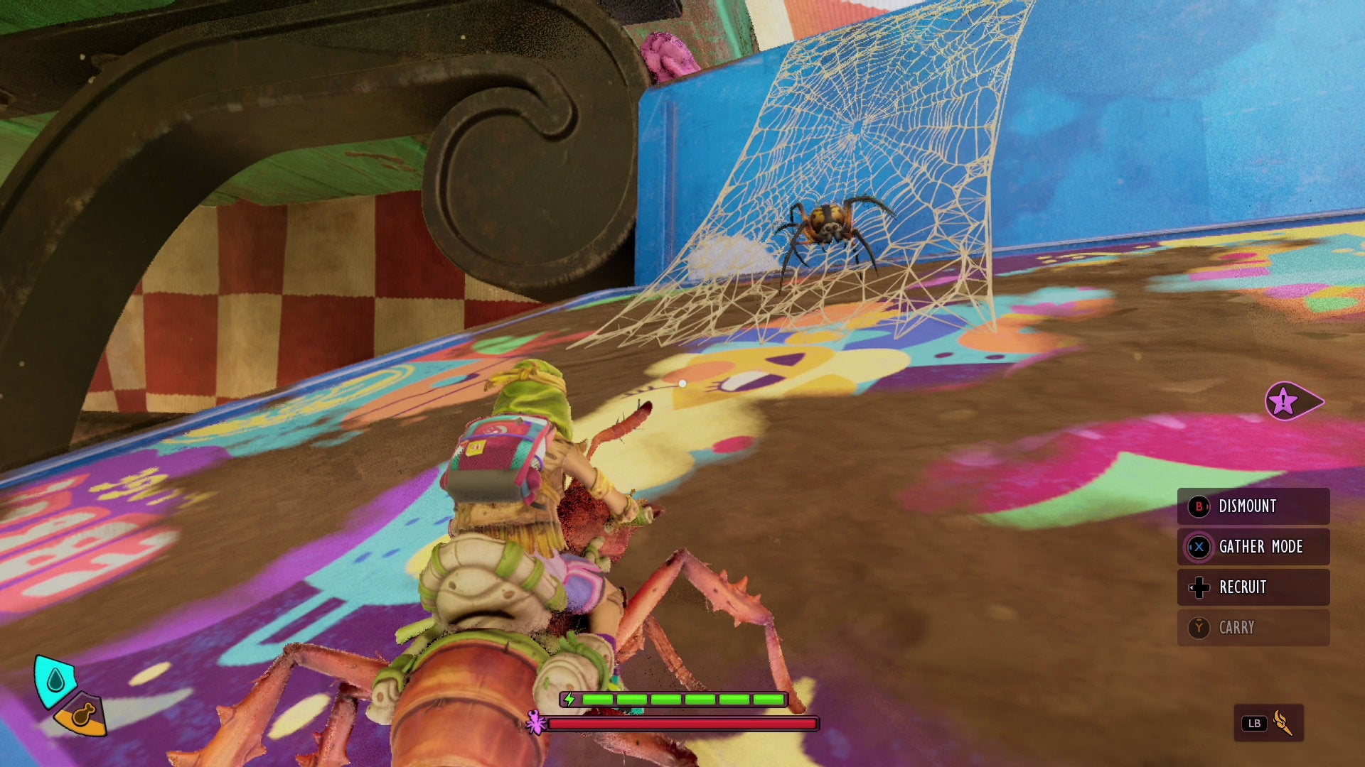 Travelling along the Picnic Table in Grounded 2. - 5