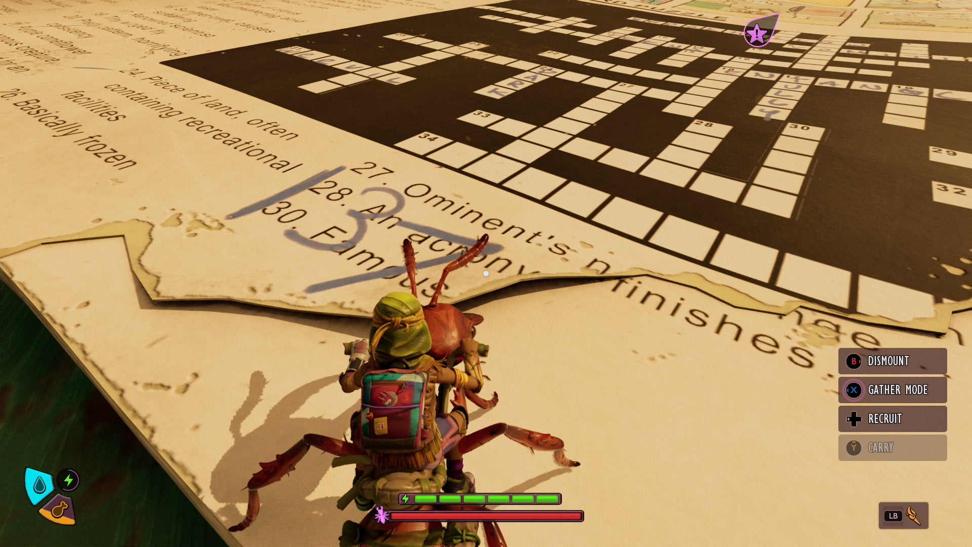 The left briefcase code in Grounded 2. - 6