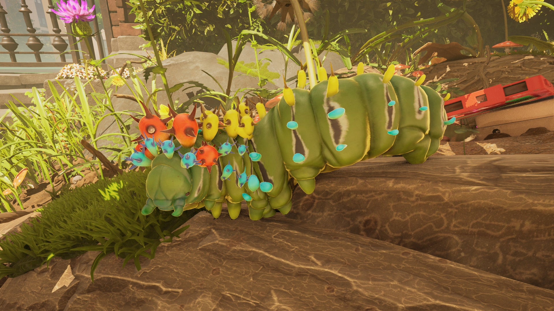 A Caterpillar in the Entrance area of Grounded 2. - 6