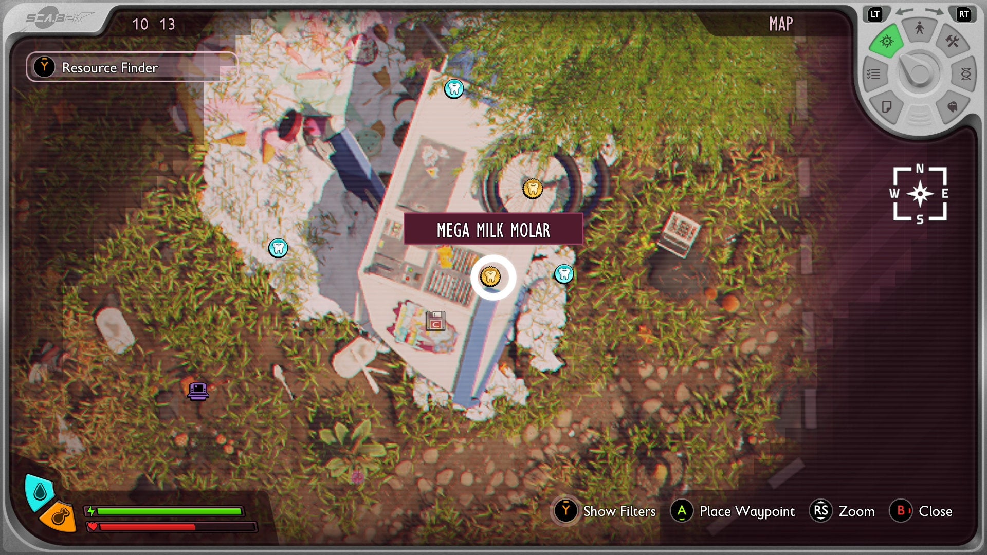 A map screenshot in Grounded 2 - 111