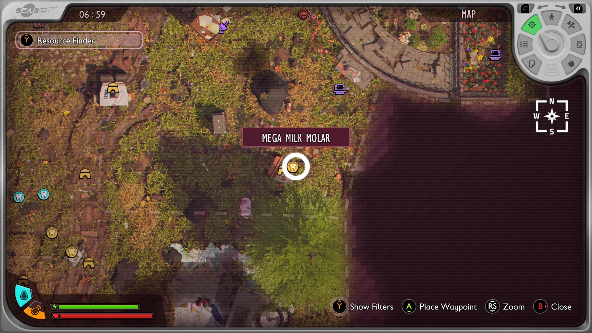 A map screenshot in Grounded 2 - 133