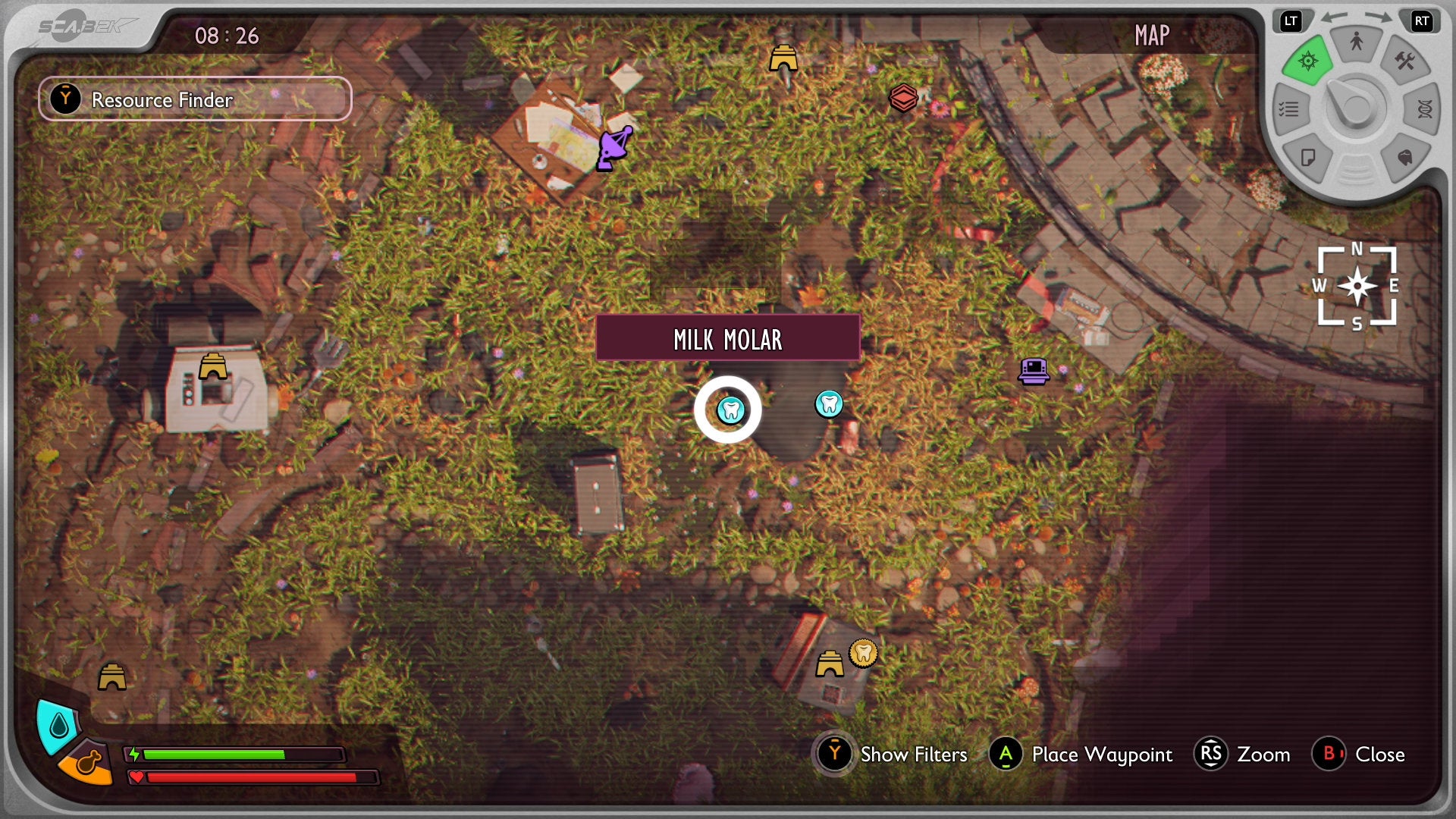 A map screenshot in Grounded 2 - 137