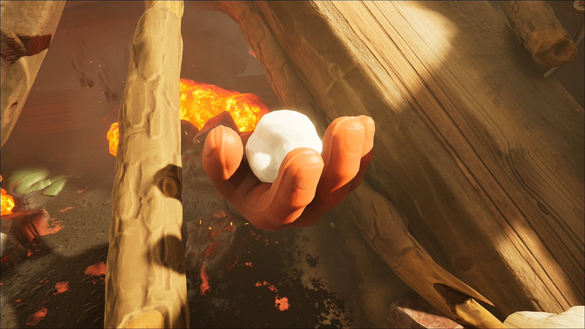 Searching for a Milk Molar in the Fire Pit region of Grounded 2 - 56