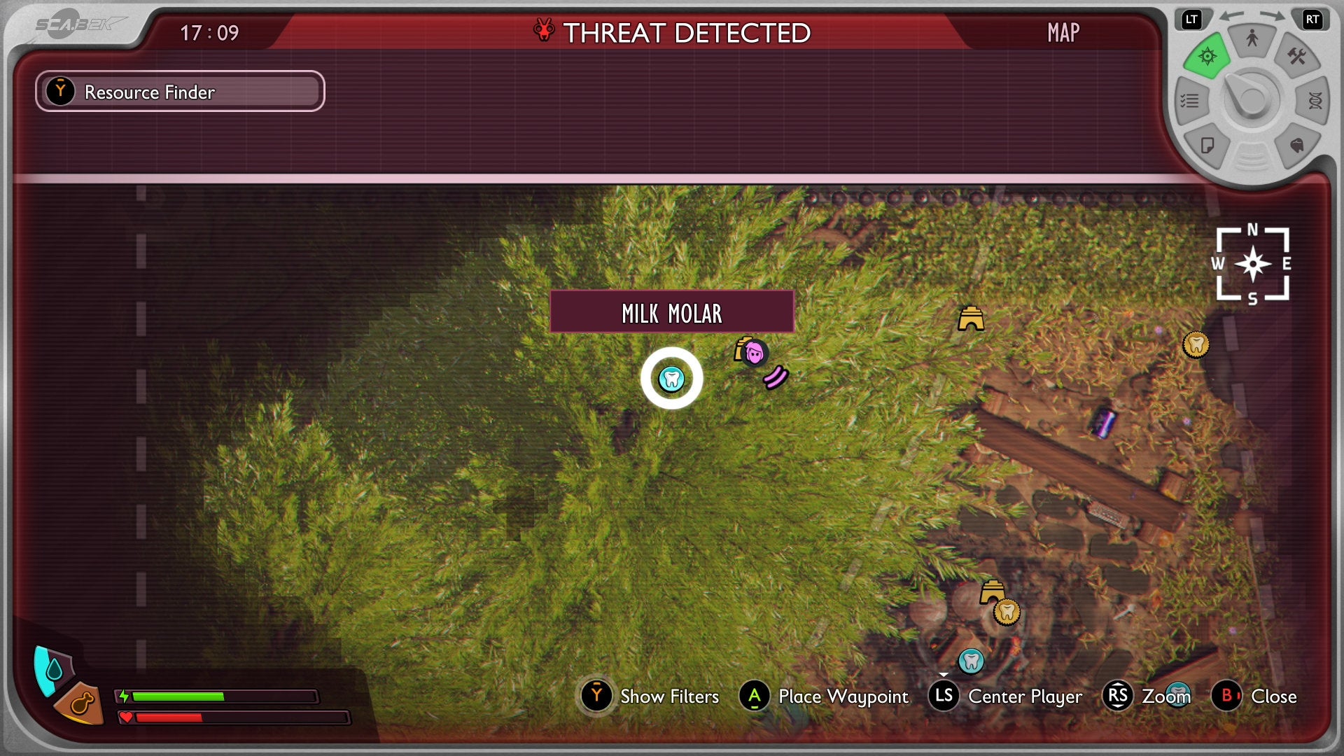 A map screenshot in Grounded 2 - 68