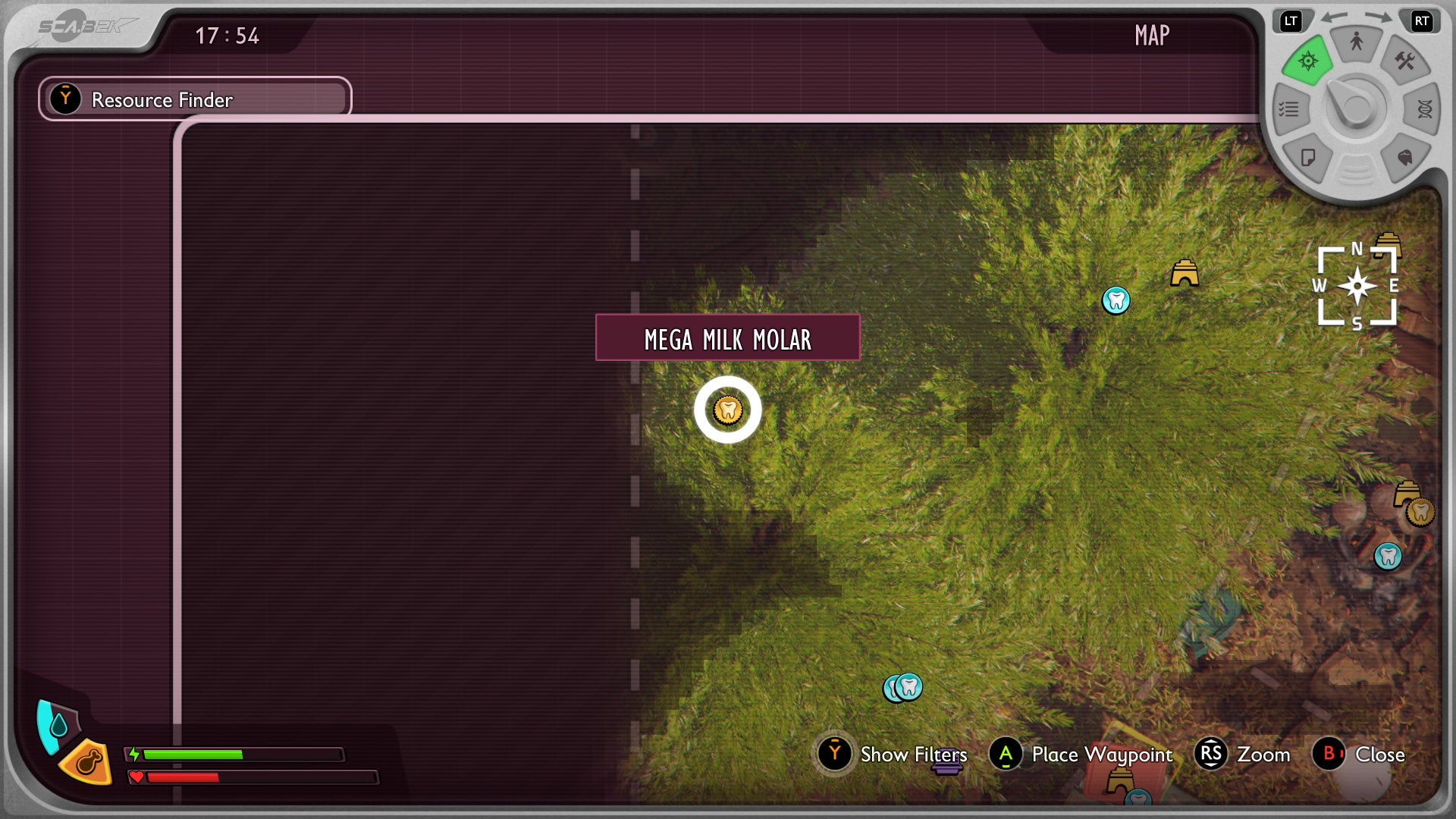 A map screenshot in Grounded 2 - 72