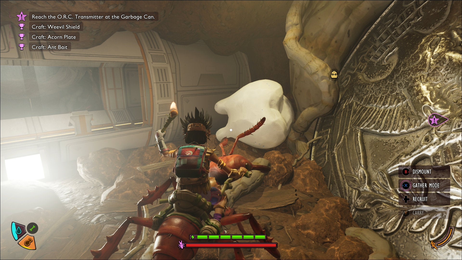 Searching for a Milk Molar in the Snackbar region of Grounded 2 - 7