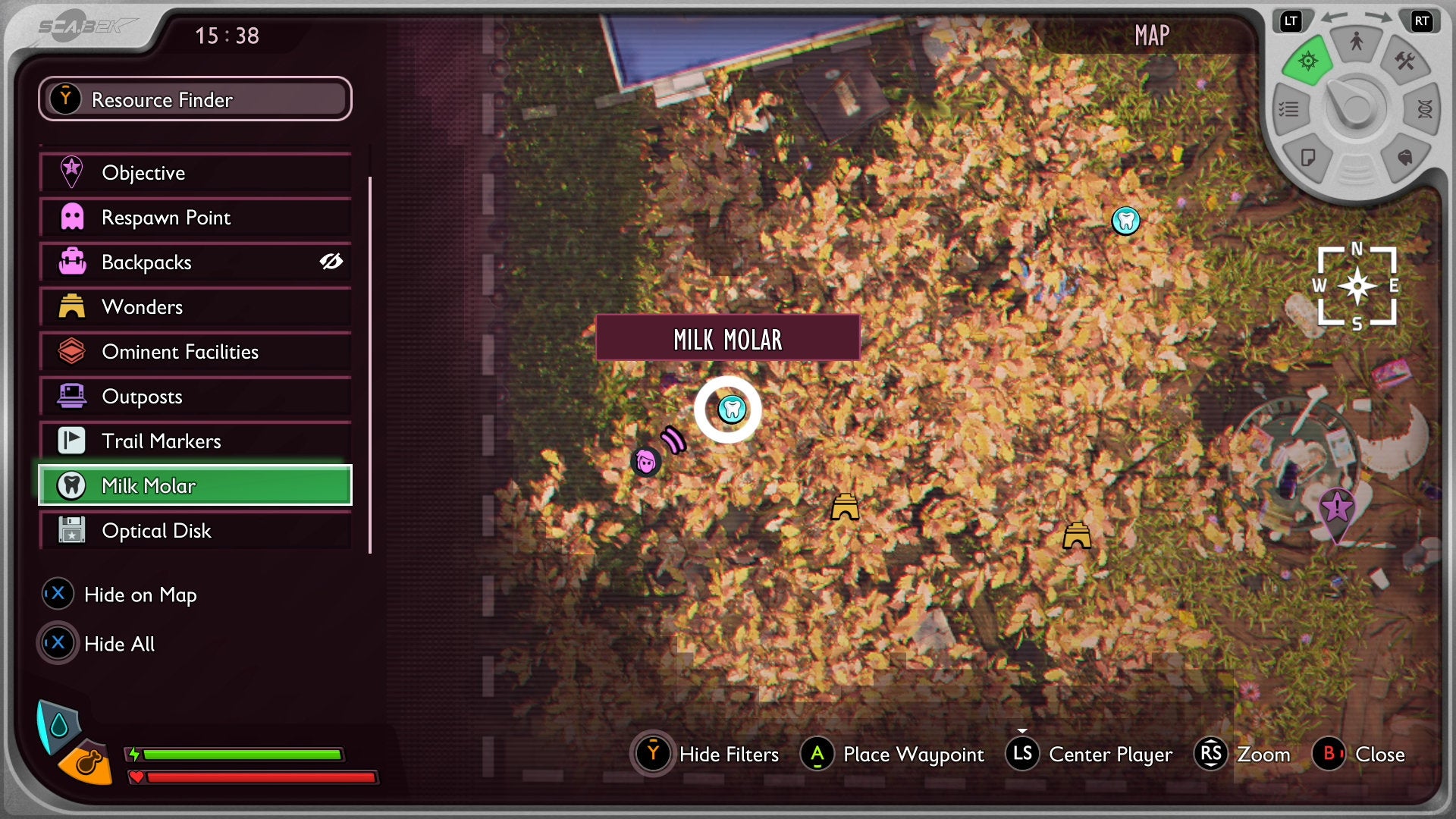 A map screenshot in Grounded 2 - 91