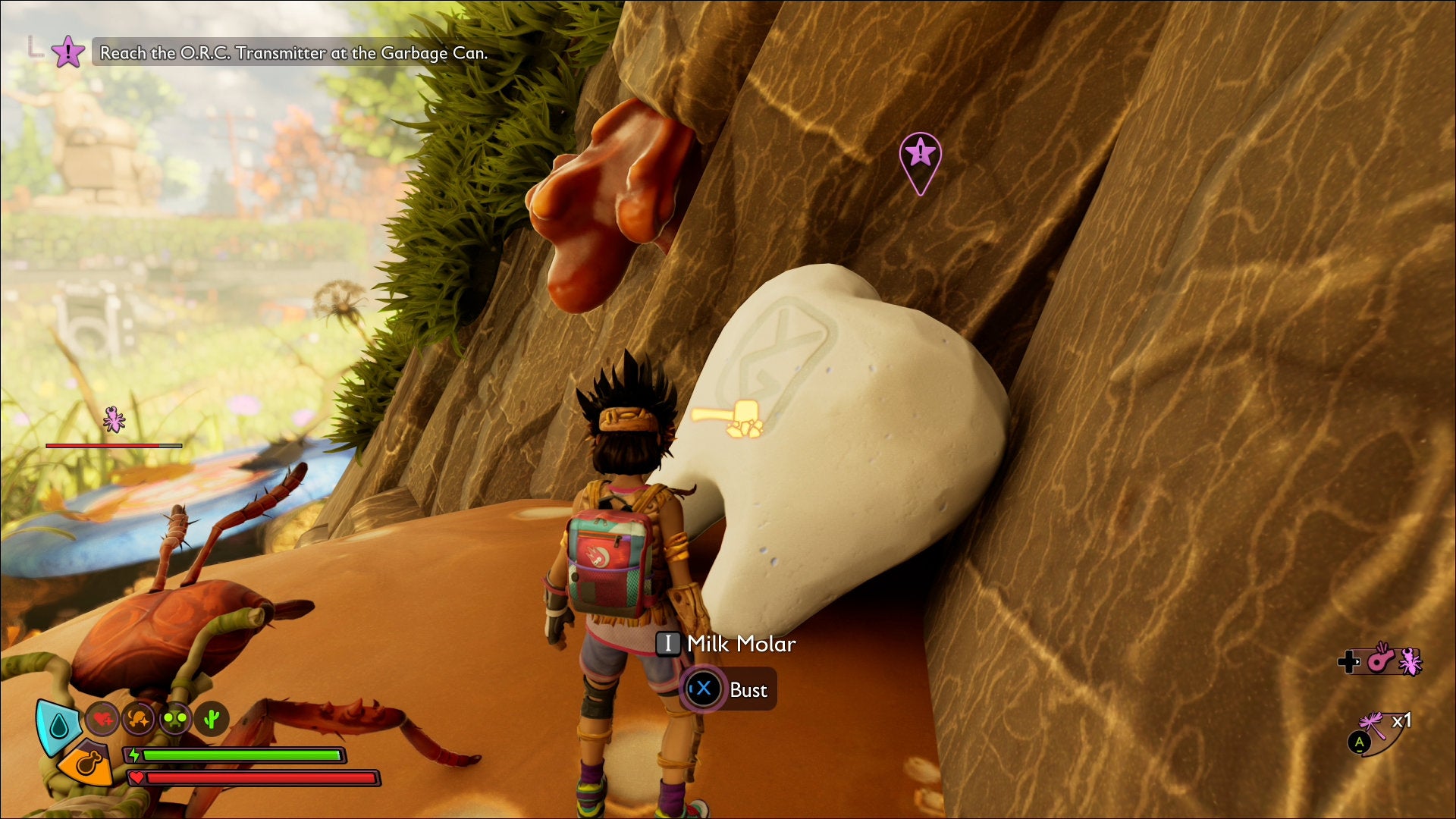 Searching for a Milk Molar in the Entrance region of Grounded 2 - 94