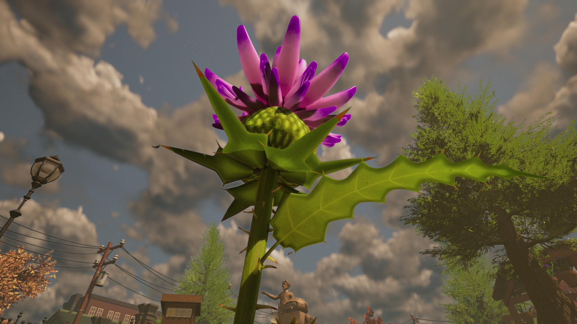 A thistle in Grounded 2 - 1