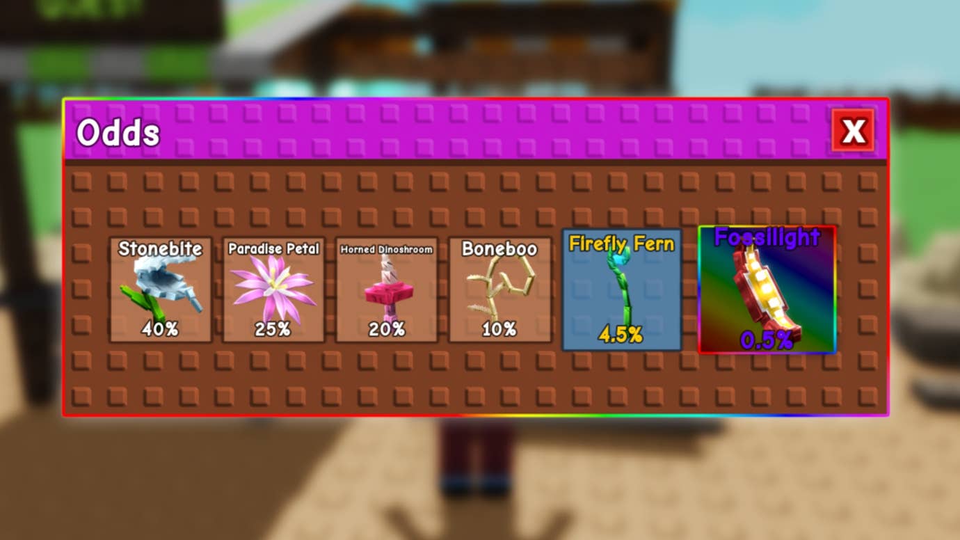 Grow a Garden Fossilight: How to get, and sell value | Eurogamer.net