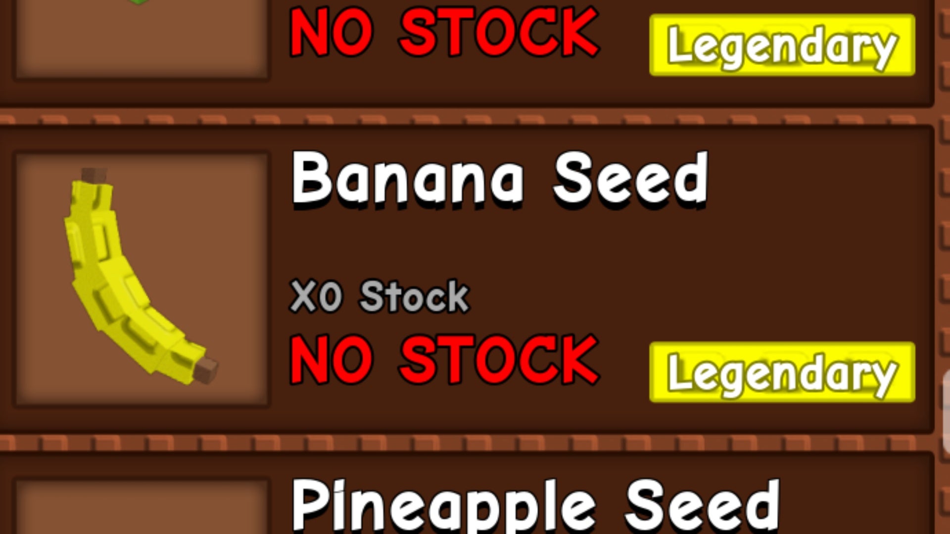 grow a garden banana seed in seed shop