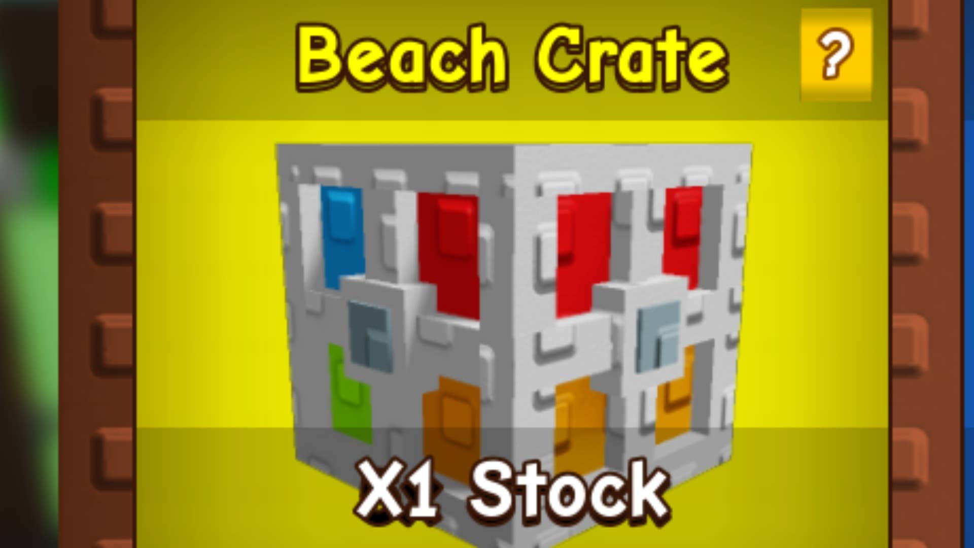 grow a garden beach crate in cosmetic shop