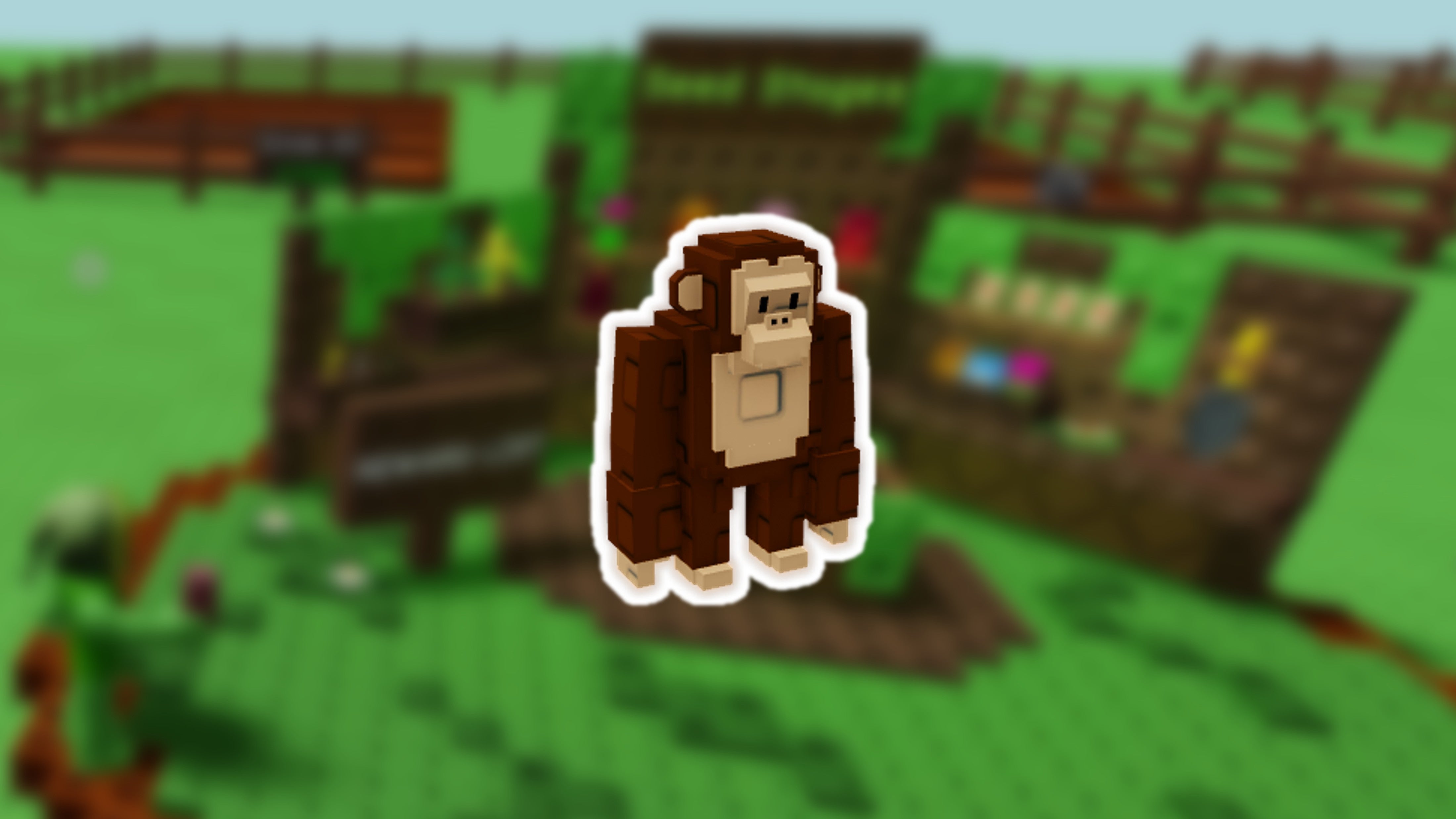 The Chimpanzee pet in Grow a Garden.