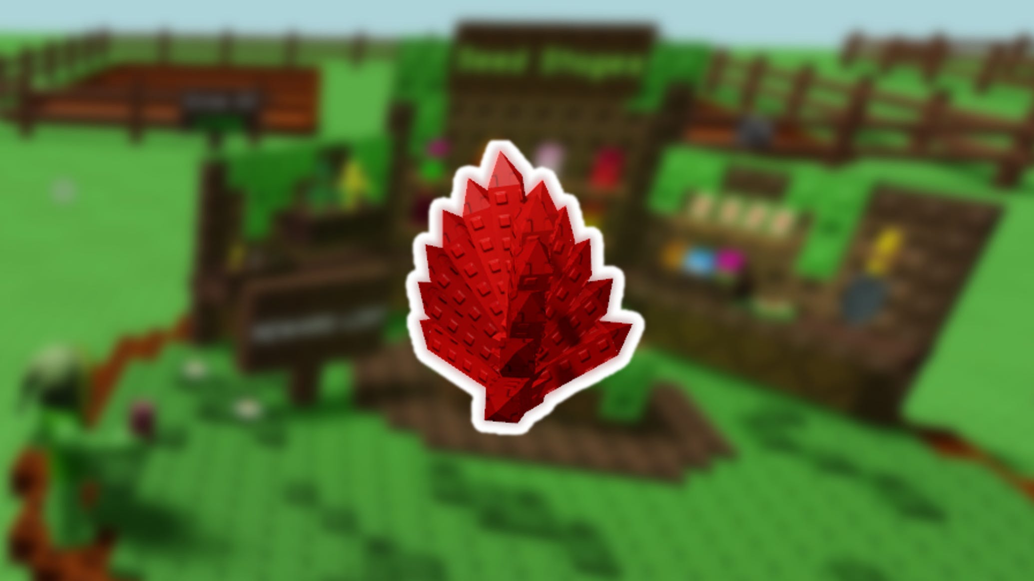Crimson Thorn crop in Grow a Garden.