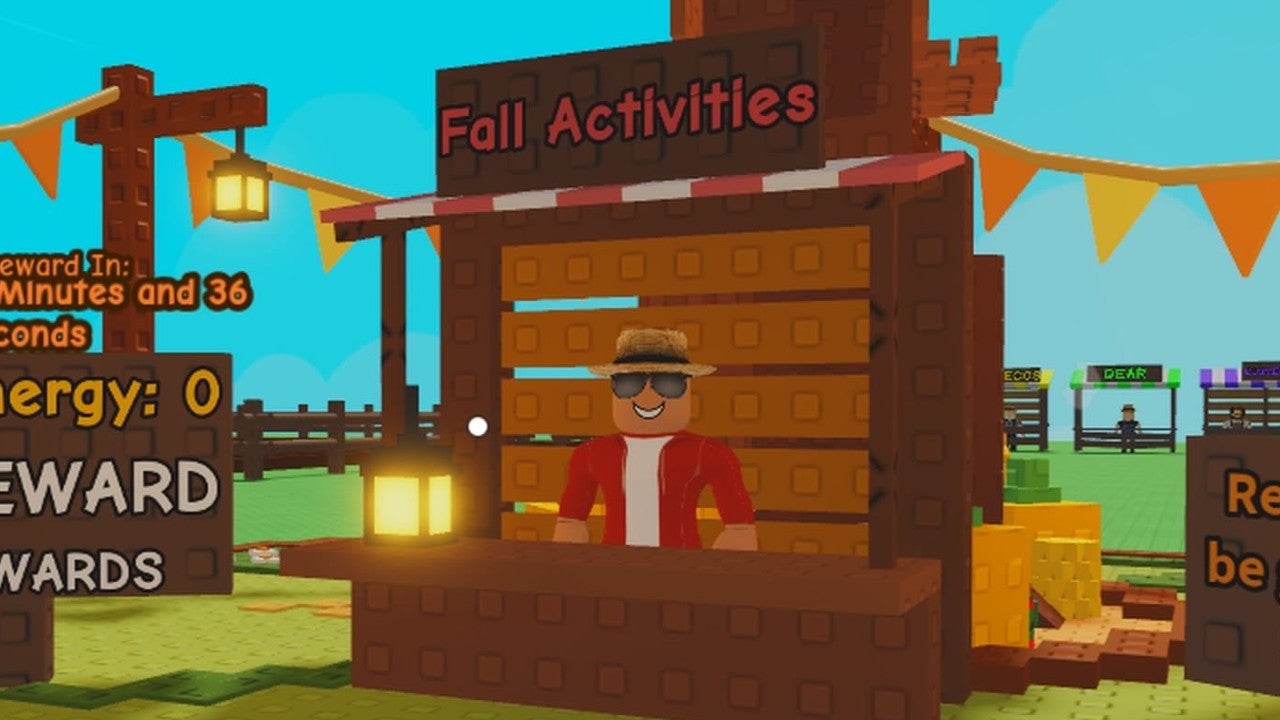 Fall Activities vendor in Grow a Garden.