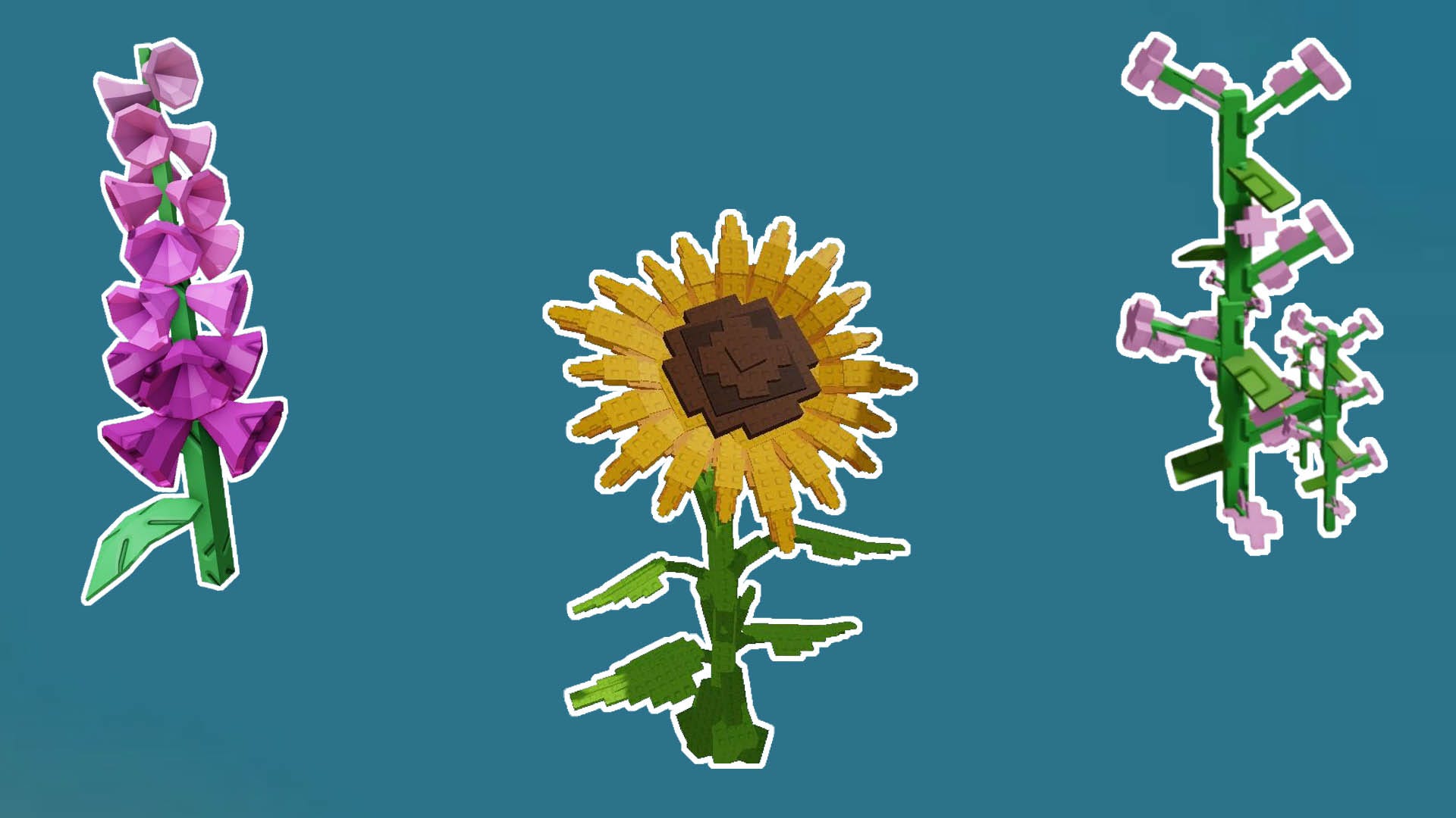 grow a garden flower plants header foxglove sunflower lilac
