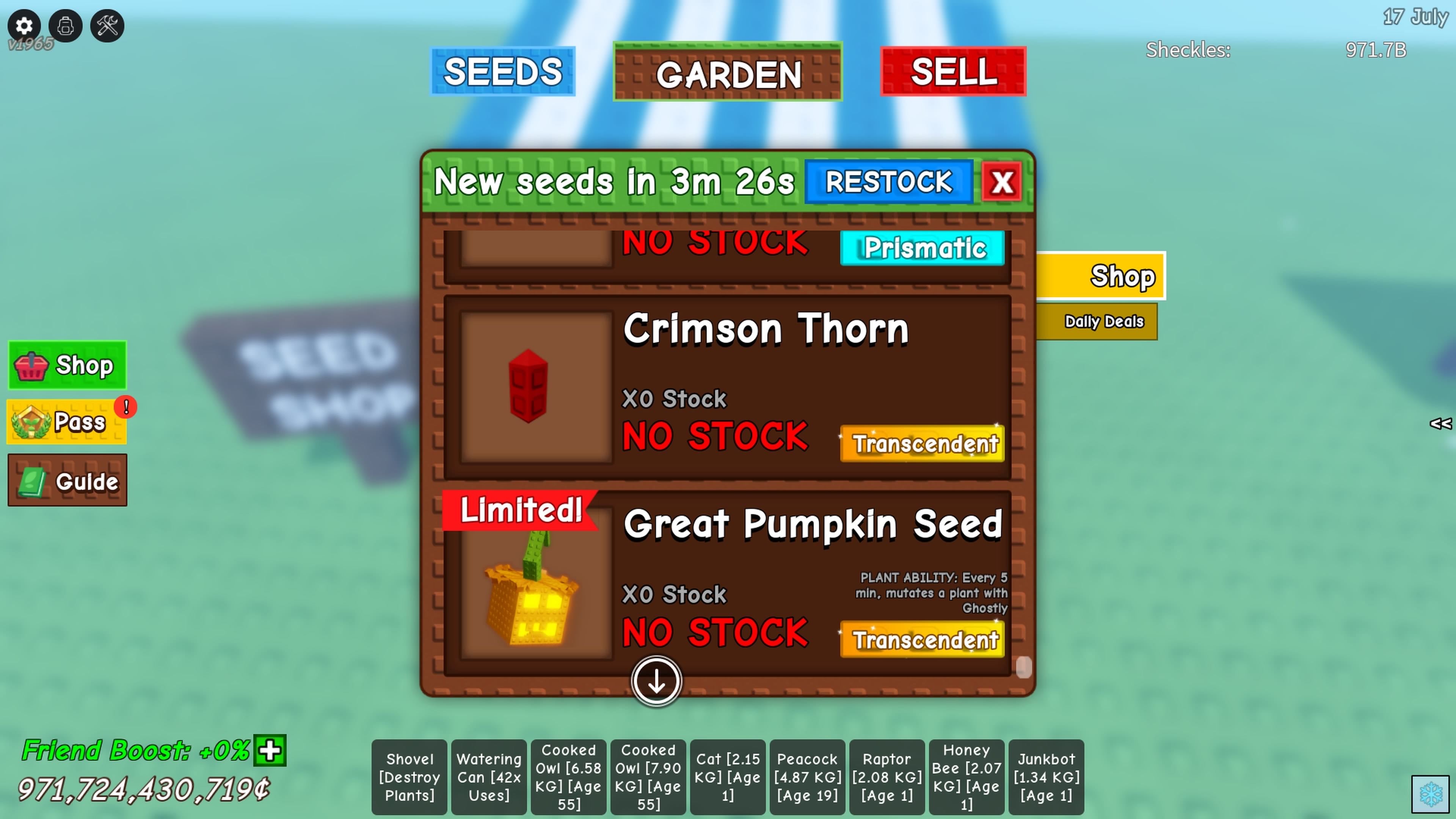 Grow a Garden Great Pumpkin: How to get, and sell value | Eurogamer.net