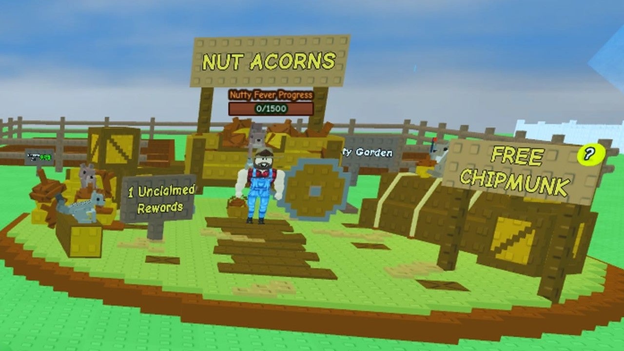 Nutty Fever and Chubby Chipmunk event in Grow a Garden.