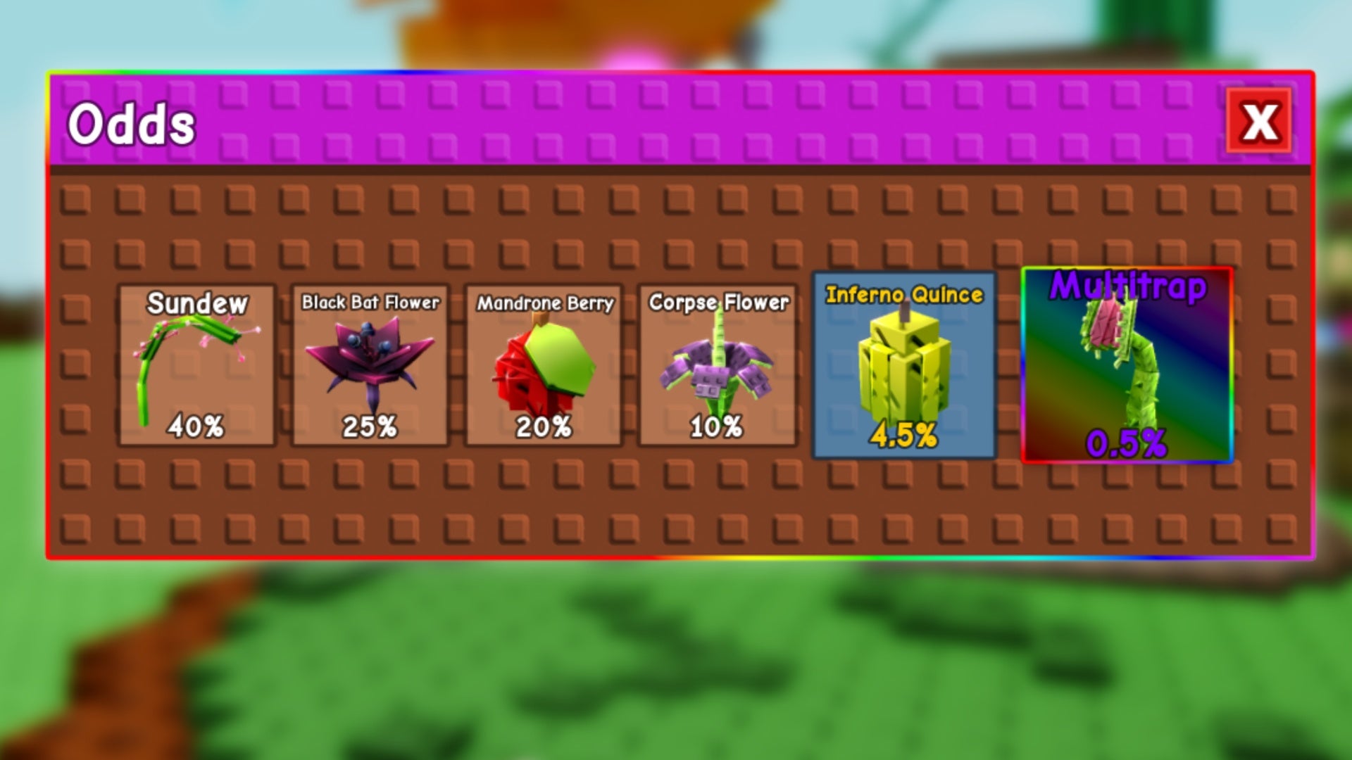 grow a garden prime seed pack contents and odds