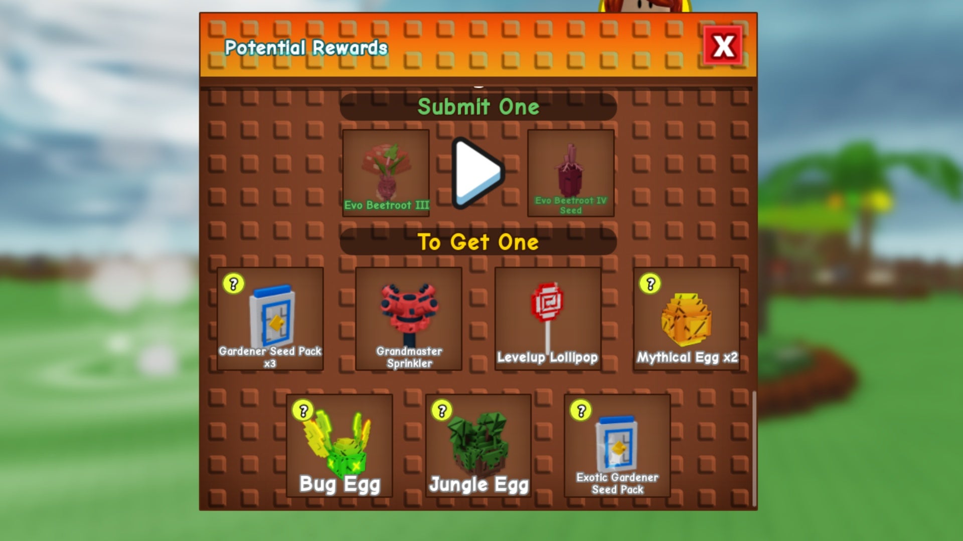 grow a garden seed stages rewards tier three