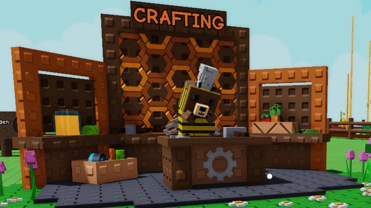 Working Bees update and all crafting recipes in Grow a Garden