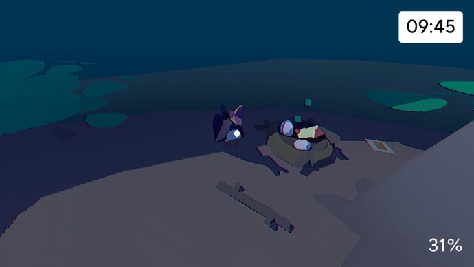 A happy, hungry bird in Grunn.