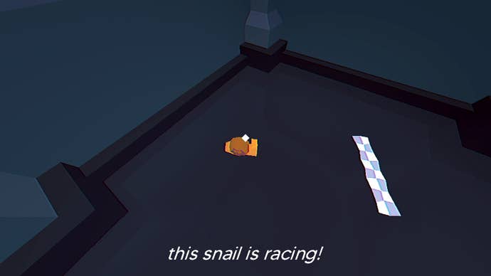 A racing snail in Grunn