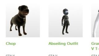 GTA 5 Xbox Live avatar props released, includes Chop the dog