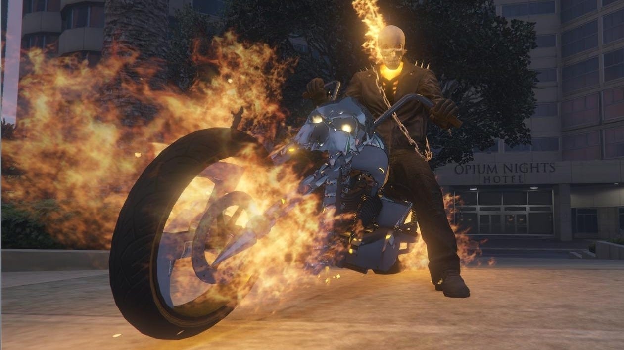 Mit dieser GTA 5 Mod werdet ihr zum Ghost Rider | Eurogamer.de