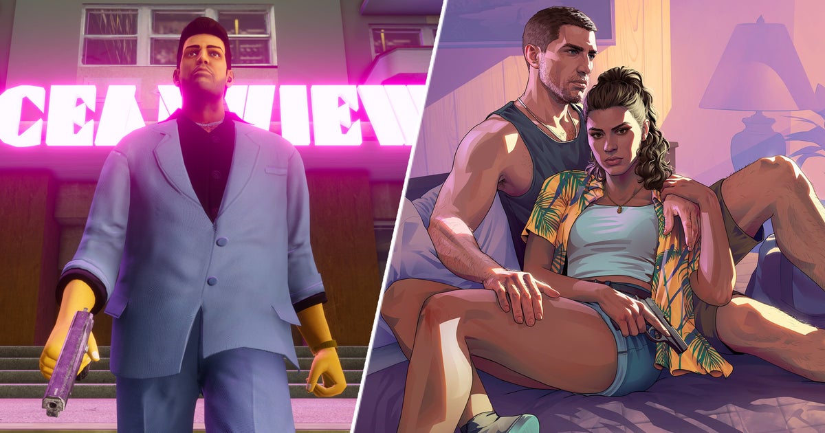 GTA 6's second trailer includes a weird not-quite PS5, so of course people are already hoping they'll be able to play OG Vice City in new Vice City
