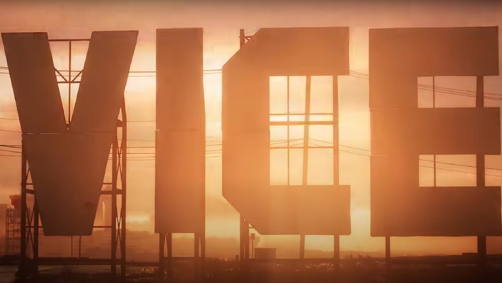 A sign saying VIce in the GTA 6 trailer. - 1