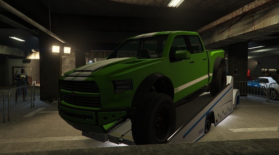 The Caracara 4x4 in GTA Online (prize ride)