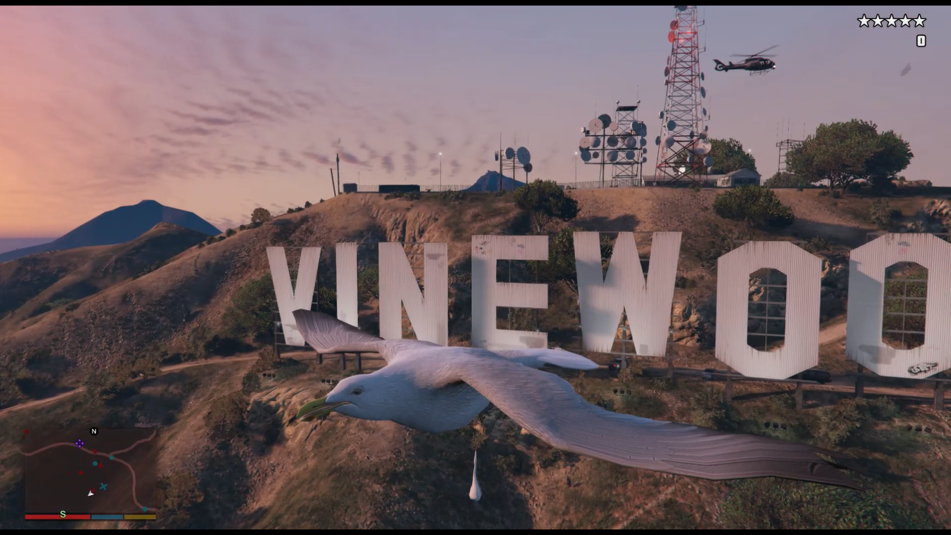 I became the mafia’s 'lookout seagull', who communicates with bird s**t, in GTA Online