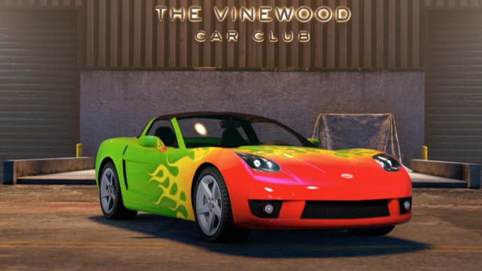 gta online Invetero Coquette D5 in vinewood car club