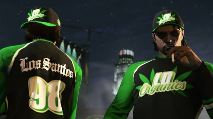 gta online LD Organics 420 Hockey Jersey and hat
