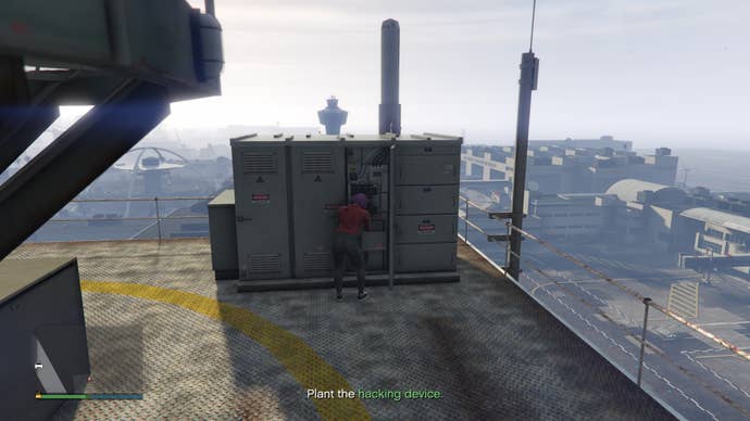 gta online black box file planting hacking device on lsia tower