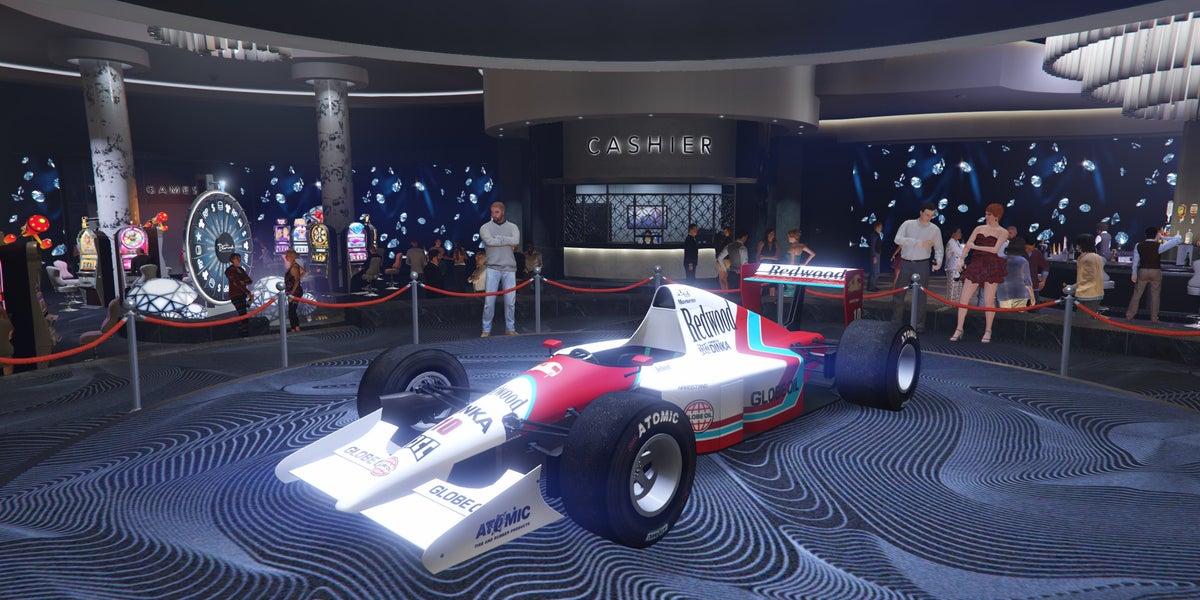 Motyw wyścigowy F1 casino