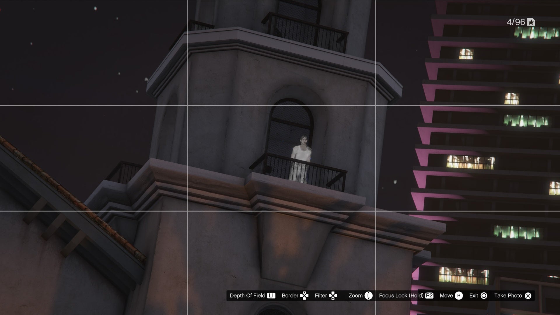 gta online ghost at top of tower in rockford hills