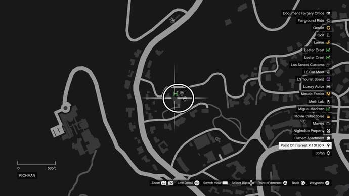 gta online ghosts exposed 2024 ghost five map location