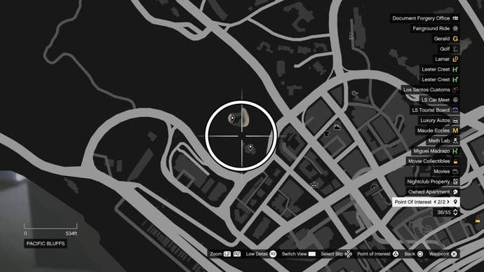 gta online ghosts exposed 2024 ghost one map location