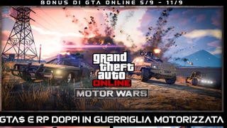GTA Online: arrivano nuovi bonus, RP e GTA$ doppi in Guerriglia Motorizzata, nuove magliette e sbloccabili e nuove Gare Premium