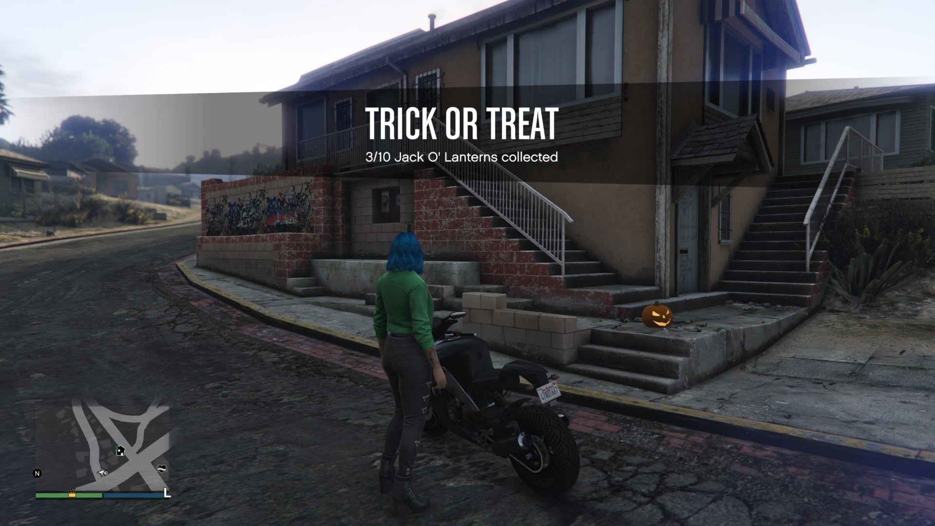 gta online jack o lantern trick or treat notification