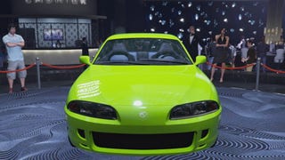gta online lime green karin previon front view