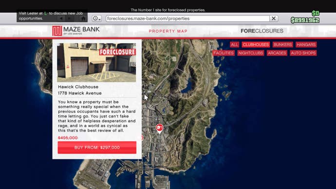 gta online maze bank foreclosures clubhouse buy option