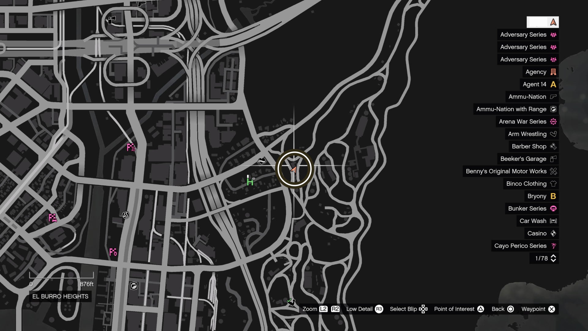 gta online mc business el burro heights meth lab map location