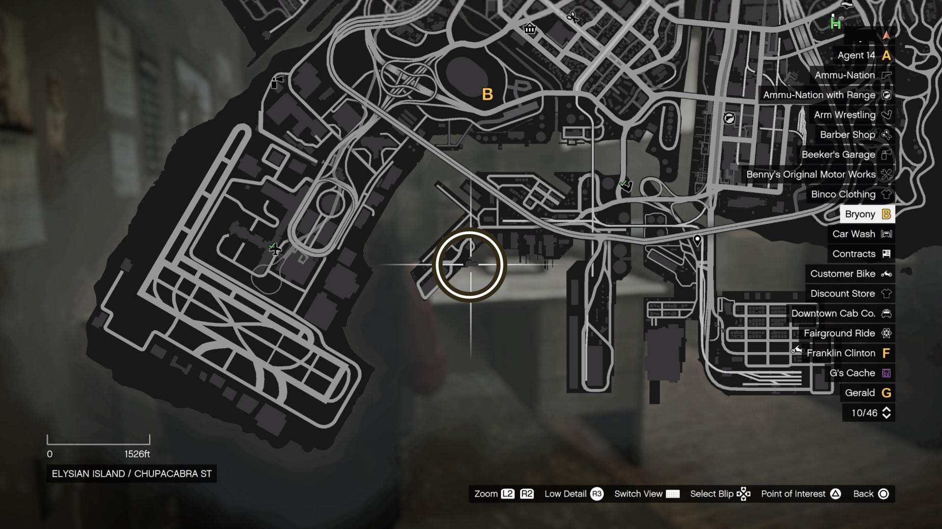 gta online mc business elysian island forgery map location