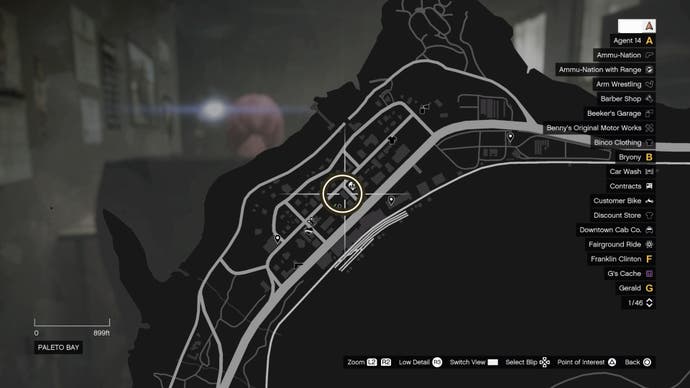 gta online mc business paleto bay forgery map location