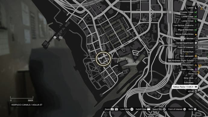 gta online mc business vespucci canals counterfeit cash map location - THIS ONE
