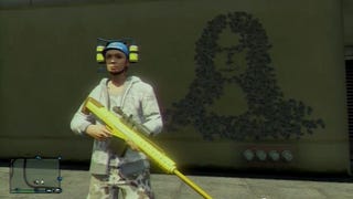 This is how you make art in GTA Online - with a gun